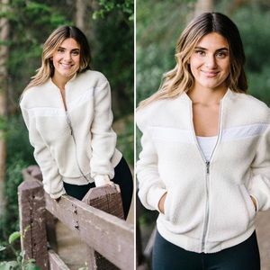 NWT Zyia White Flying V jacket (M)